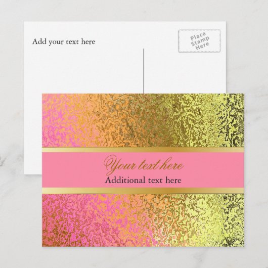 Elegant All Purpose Post Kaart (Voorkant / Achterkant)