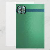 Elegant Allure Briefpapier-MVB Design 1 Briefpapier (Voorkant / Achterkant)