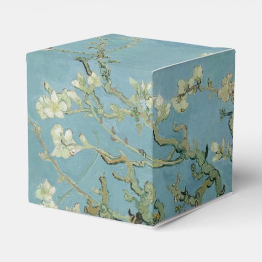 Elegant "Almond Blossom" Wedding Bedankdoosjes (Achterkant)