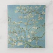 Elegant "Almond Blossom" Wedding Plaatskaartje (Binnenkant ongevouwen)