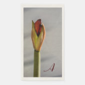 Elegant Amaryllis Bud minimalist Servet (Voorkant)