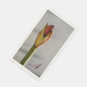 Elegant Amaryllis Bud minimalist Servet (Hoek)