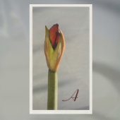 Elegant Amaryllis Bud minimalist Servet