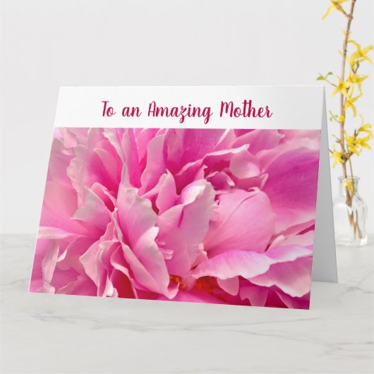 Elegant Amazing Moeder Patiënt Sind Love Peony Kaart (Gele Bloem)