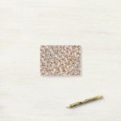 Elegant Amber Crystals Decor Post-it® Notes (Op bureau)