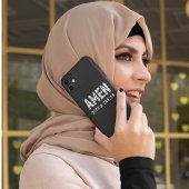 Elegant amen Christelijk Religious Funny Cozy Case-Mate iPhone Case