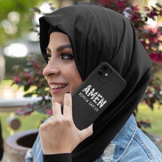 Elegant amen Christelijk Religious Funny Cozy Case-Mate iPhone Case