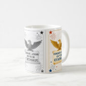 Elegant Amerikaans staatsburgerschap Felicitaties  Koffiemok (Voorkant rechts)