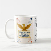 Elegant Amerikaans staatsburgerschap Felicitaties  Koffiemok (Links)