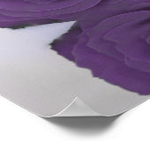 Elegant Amethyst Paars Roos Chic Weddenschap Welko Poster (Hoek)