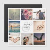 Elegant Ampersand Foto Collage Weddenschap Harteli (Voorkant / Achterkant)