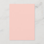 Elegant Ampersand | Gold en Blush Gastgegevens Informatiekaartje (Achterkant)