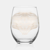 Elegant Ampersand Pearls & Prosecco Vrijgezellenfe Wijnglas Zonder Voet (Links)