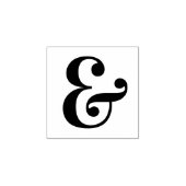 Elegant Ampersand Tekensymbool Rubberstempel (Afrduk)