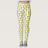 Elegant anananas Patroon Leggings (Voorkant)