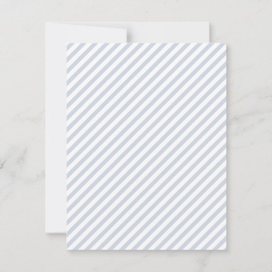 Elegant Anchor Nautical Baby Shower Invitaties Kaart (Achterkant)