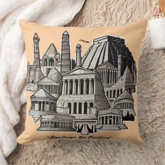 Elegant Ancient Landmarks Kussen