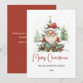 Elegant and Festive Design for Holiday Greetings Feestdagenkaart (Voorkant / Achterkant)