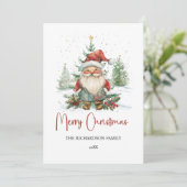 Elegant and Festive Design for Holiday Greetings Feestdagenkaart (Staand voorkant)