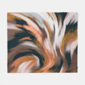 Elegant and glamorous style. Natural colour palett Fleece Deken (Voorkant (Horizontaal))