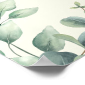 Elegant and minimalist Wedding Welcome Sign Poster (Hoek)