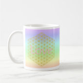 elegant and modern flower of life love koffiemok (Links)
