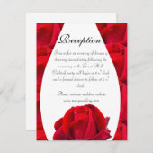 elegant and romantic red roses kaart (Voorkant / Achterkant)