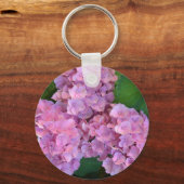 Elegant and Rustic Hortensia Hydrangea macrophylla Sleutelhanger (Voorkant)