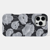Elegant and Whimsical Poppies iPhone Hoesje (Achterkant horizontaal)