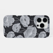 Elegant and Whimsical Poppies iPhone Hoesje (Achterkant horizontaal)