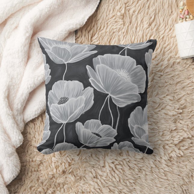 Elegant and Whimsical Poppies Kussen (Deken)