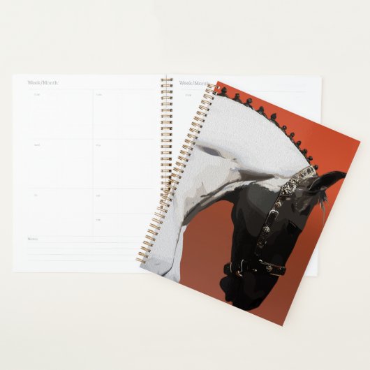 Elegant Andalusisch paard – Majestueuze ruiterkuns Planner (Display)
