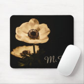 Elegant Anemone Flowers Initialen Muismat (Met muis)
