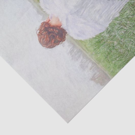 Elegant Angel Art Design Tissuepapier (Detail)