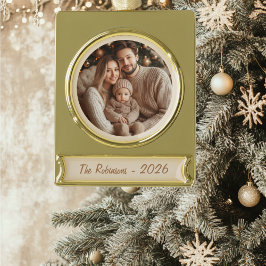 Elegant Angel Rechthoekig Gift Label Verguld Banner Ornament