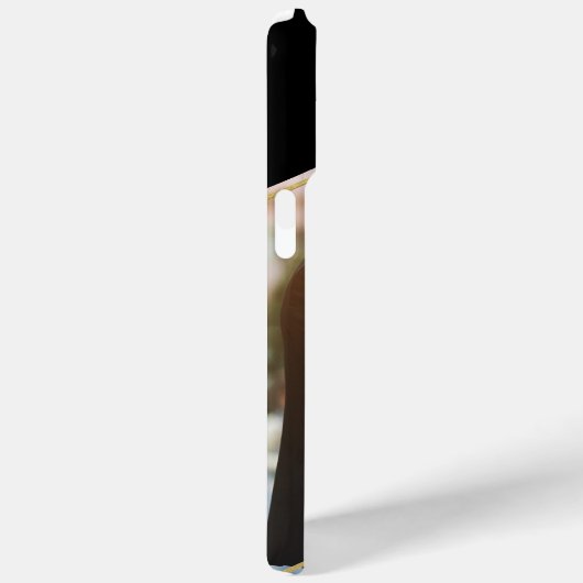 Elegant Angle Monogramed Custom Photo Case-Mate iPhone Case (Achterkant / Rechts)