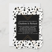Elegant Animal Print | Zwarte en witte dalmatische Kaart (Voorkant)