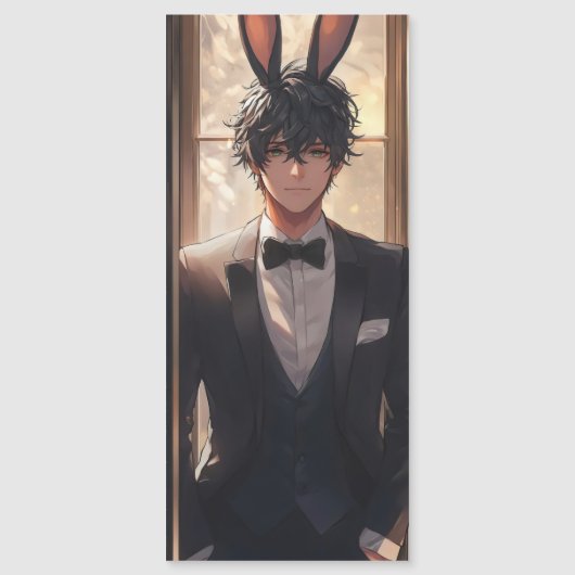 Elegant Anime Rabbit Man (Voorkant)