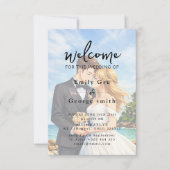 Elegant Anime Wedding Welcome Invitation Save The Date (Voorkant)