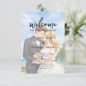 Elegant Anime Wedding Welcome Invitation Save The Date (Staand voorkant)