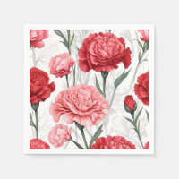 Elegant anjer bloempatroon