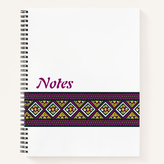 Elegant Ankara patroon notitieboek (Voorkant)