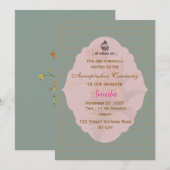 Elegant Annaprashan Ceremony Invitation Kaart (Voorkant / Achterkant)