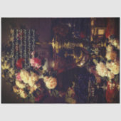 Elegant Antiek Bloemen Decoupage Tissue Papier (Voorkant)
