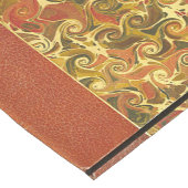 Elegant Antiek Boek, wervelpatroon Korte Tafelloper (Hoek)