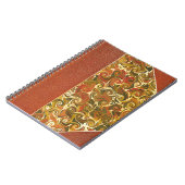 Elegant Antiek Boek,  wervelpatroon Notitieboek (Linkerzijde)