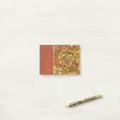 Elegant Antiek Boek,  wervelpatroon Post-it® Notes (Op bureau)
