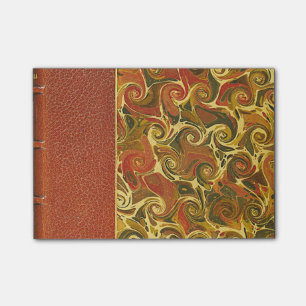 Elegant Antiek Boek,  wervelpatroon Post-it® Notes