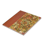 Elegant Antiek Boek,  wervelpatroon Tegeltje (Zijkant)