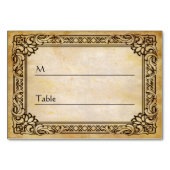 Elegant  Antiek bruiloft Kaart (Voorkant)